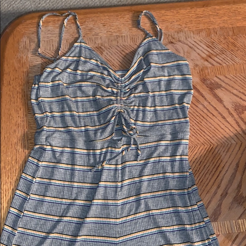 Wild fable striped jumpsuit NWOT